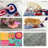 Toys Pawstrip Interactive Dog Snuffle Mat Slow Feeding Mat Stress Release Training Dog Toys Pet Activity Training Filt