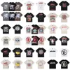 Hellstar T-shirt 24ss ontwerper Heren T-shirt Mode Hip Hop-serie T-shirt losse voor- en achterkant grote opdruk Amerikaans modemerk paar T-shirt met korte mouwen