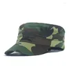 Bollkåpor Bomulls trucker cap kadett militär hatt armé för unisex vuxen (kamouflage) män kvinnor baseball hattar