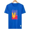 Mens T-shirts Women T-shirts Psychoes Bunnies Cotton T Shirt Fashion Letter Casual Summer Printing Short Sleeve Par Casual Outdoor High Quality T Shirt 2e19