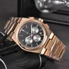 Marka mody zegarek na rękę Tissoity Męskie patrzące wysokiej jakości ruch kwarcowy zegarek luksusowy stalowy pasek na nadgarstek Classics 1853 PRX Designer Watches bransoletka