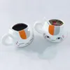 345ml Creative Natsume's Book of Friends Nyanko Sensei Cafe Face Cute Catroon Ceramic White Cat Belly Tea Cup Pottery Mug Gif325y