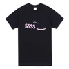 Yaz Tasarımcısı Erkek Tişörtlü Kadın Tshirt Saf Pamuk Yuvarlak Boyun Mektup Baskılı Karikatür Logosu High Street Moda Erkekler T Shirt Açık Dış Mekan Gevşek Gevşek Çok Yönlü Adam