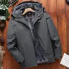 Abrigos Parka de invierno de talla grande 7XL 8XL para hombre, chaquetas impermeables gruesas y cálidas a prueba de viento, abrigo militar con capucha para nieve para hombre, ropa para hombre 240125