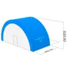 5mh 16.4ft high Navy Blue Outdoor Inflatable Stage Cover Portable Customized Stage Roof Concert Event Tent With Printing For Advertising