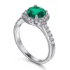 925 Sterling Silver Micro-Set Colored Gemstone Zircon Blue Green Gemstone Fashion Ring High Quality Luxury Ring Sterling Silver Ring, Ruby Jade Color Zircon Ring