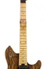 Standardowy egzotyczny Bocote Baked Maple Twainboard Natural Guitar Electric Electric