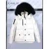 Mooses Knuckle Designer Femme Hiver Épaississement Chaud Vers Le Bas Moose White Fox Veste Extérieure Casual Coupe-Vent Hommes Veste Imperméable À L'eau Anti-Neige Doudoune 854