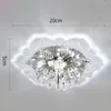 Ceiling Lights Crystal Indoor Lighting Brightness Embedded Fixture Protect Eyes Easy Installation For Bedroom Bathroom