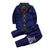 Enfants Vêtements Plus Diluants Ensembles Printemps Automne Survêtement Bébé Garçons Enfant À Manches Longues Gentleman Costumes Enfants T-shirt Pantalons Vêtements Ensembles 240123