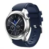 Titta på band 10 färger toppmärke 22mm sportsilikon klockband för Galaxy Gear S3 Classic Frontier R760 765 770 Smart Strap283y