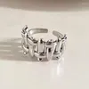 Cluster Rings 925 Sterling Silver Unique Design For Women Men Fine Jewelry Finger Adjustable Vintage Ring Party Birthday Gift