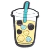 Kız Icecream Kahve Sütü Çay Taklemleri Anime Charms Toptan Çocukluk Anıları Komik Hediye Karikatür Takımları Ayakkabı Aksesuarları PVC Dekorasyon Toka Yumuşak Kauçuk