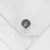 Запонки мужские TOMYE XK22S018 Деловой узор Французский круглый деловой костюм Рубашка с рукавами Запонки на пуговицах Ювелирные изделия Свадебный подарок 240124
