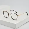 Mode Sonnenbrille Rahmen Metall Optische Gläser Rahmen Männer Frauen Klare Linse Frühling Bein Brillen Gold Rezept Brillen Lunette2403