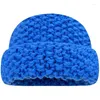 Berretti Passamontagna Stile Coreano Cappello Invernale Sciolto Oversize Caldo Top Lavorato A Maglia Berretto Da Sci Skullies Cofani Per Le Donne Degli Uomini Cap Regalo