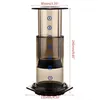 2020 New New Filter Glass Espresso Coffee Maker Portable Cafe French Press CafeCoffee Pot For AeroPress Machine C10302157