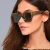Óculos de sol de luxo vintage feminino clássico quadrado s130 óculos de sol retro gradiente ao ar livre lentes de sol mujer251s