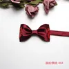 Bow bağlar Erkek damat elbise düğün çekim kişiselleştirilmiş moda şarap kırmızı lacivert metal çift mutluluk Bowtie