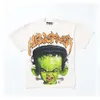 Hellstar T-Shirt 24 Tasarımcı Erkek ve Kadın T-Shirt Hip Hop Amerilann Moda Marka Yaz Yıkanmış Eski Mektup Baskı Gündelik Gevşek Erkek ve Kadınlar Kısa Tişört