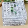 Display Klar Acryl Nail Art Kristall Diamant Stein Schmuck Aufbewahrungsbox Winzige Gitter Nagel Strass Display Organizer Tablett Dekoration