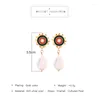 Boucles d'oreilles pendantes style bohémien pour femmes, faites à la main, perles en émail, soleil, vente en gros, cadeau de rendez-vous, accessoire de bijoux