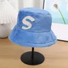 Berets Warm Fisherman Hat Winter Stylish Anti-slip Lady Bucket Cap