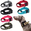 Zware halsband Tactische halsbandset Verstelbare reflecterende hondentrainingshalsbanden voor middelgrote grote honden Accessoires Jacht 240124