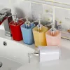 Sets Bathroom Accessories 4Pcs/Set Bathroom Gadgets Soap Dispenser Cup Soap Dish Toothbrush Holder