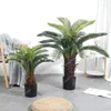 Decorative Flowers Artificial Plant Ssago Cycas Superior Quality Bonsai Fake Plants For Home Office Wedding El Outdoor Garden Decoration