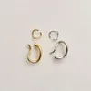 Backs Earrings French Retro Twisted Metal Ear Bone Clip Female With Niche Temperament No Hole For Women