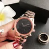 Fashion Band Watches women Girl Big letters crystal style Metal steel band Quartz Wrist Watch M 108242Q