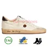 Skórzany zamsz OG Oryginalne złotą brokat Włoch Włochy Mokorki marki damskie męskie kulki ręcznie robione trenerzy designerskie buty zwykłe górne sneakery vintage sier