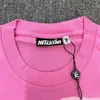 Hellstar T-shirt 2024 Designer Men's and Women's T-shirt Fashion Hip Hop 24 FW Trendy HELLSTAR STUDIOS Wash Pink Loose Short sleeved T-shirt Unisex