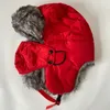 Berets 2024 Fashion Unisex Women Winter Earflap Warm Russian Face Mask Thicken Windproof Ski Cap Man Outdoor Trapper Hat