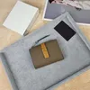 designer woman clutch wallet Purse Leather Card Clip Coin Wallets Luxury Small Clutches Short purses Fashion Couple Same Key Coin Card Holder