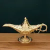 Aladdin goddelijke lamp metalen decoratie wenslamp ambachten decoratie functies fotografie rekwisieten