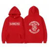 Sons of Anarchy Samcro Doppelseitig Drucken Streetwear m Nne