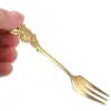 Forks Rose Fork And Spoon Combination Tableware Stainless Steel Fruit Tablespoon Dessert