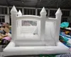 Casa de salto branco com corrediça inflável castelo bouncy combo jumper de casamento Bouncer Moonwalks saltando para crianças Auditorias infantis comerciais incluem soprador navio livre