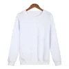 Herren Plain Blank T-Shirt Basic Tee Weiß Schwarz Grau Langarm Bulk Fleece Bequeme atmungsaktive Outdoor-Hoodies 240123