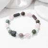 Bracelets de charme de haute qualité multiforme labradourites perles Cube Rectangle pierre femmes hommes énergie Yoga bijoux cadeau