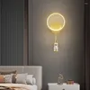 Wall Lamp Bedside Bedroom Light Bulb Minimalist Creative Children's Room Decorative
