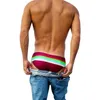 Underpants Heren Driehoek Badpak Lage Taille Sexy Tricolor Pouch Zwemslip Gestreept Surf Zwemshorts Strand Shorts