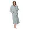 Mulheres sleepwear sexy mulheres nightwear engrossar fuzzy longo roupões roupão bonito quente com capuz flanela banho robe vestido de veludo