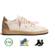 Atacado Low OG Original Ball Star Handmade Camurça Plataforma De Couro Designer Sapatos Superior Vintage Prata Mulheres Mens Itália Marca Gold Glitter Sneakers Treinadores