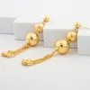 Collar Pendientes Conjunto Lujo 18K Joyería chapada en oro Dubai Cuentas clásicas Borla Gota Colgante Moda italiana Aniversario Regalo de mujer