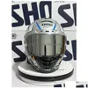 Мотоциклетные шлемы Shoei X14 Шлем X-Fourteen Yzf-R1M Special Edition Sier Fl Face Racing Casco De Motocicleta Прямая доставка Mobi M Dh0Na