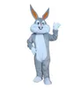 Pasen Konijn Mascottekostuum Bugs Bunny Harige Pakken Fancy Cartoon Haas Outfits Carnaval Halloween Kerst Feestjurk Sets