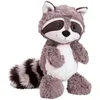 55 cm Kawaii raton laveur en peluche belle raton laveur mignon doux animaux en peluche poupée oreiller pour filles enfants enfants bébé cadeau d'anniversaire 240122